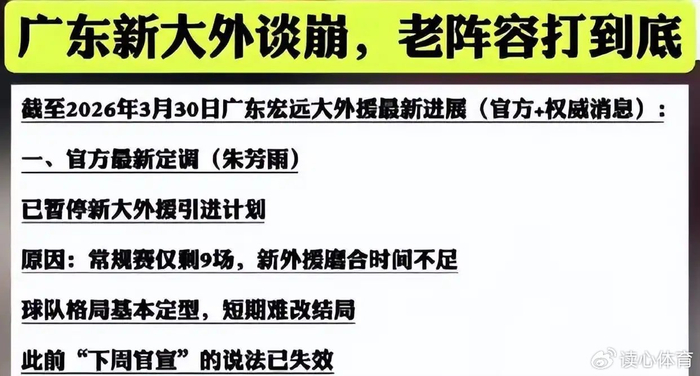 广东宏远大外援遭截胡 焄泊乔离队疑云待解