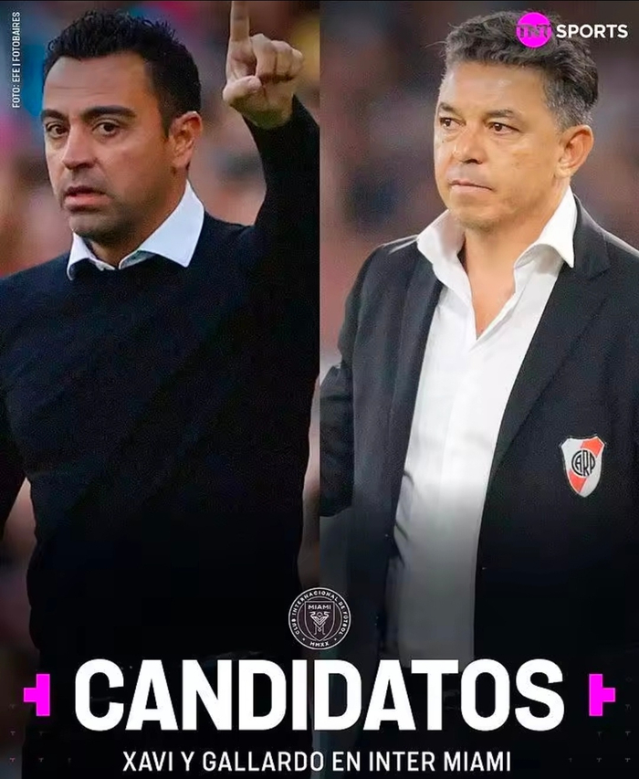 哈维领跑迈阿密国际新帅争夺战 加拉多紧随其后